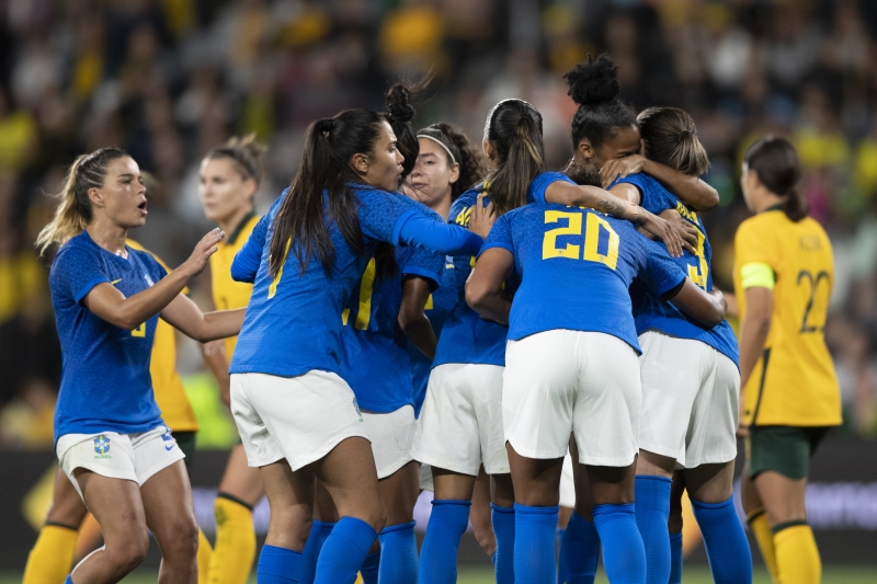 Brasil mostrou poder de reação e empatou no segundo e último amistoso com as australianas
