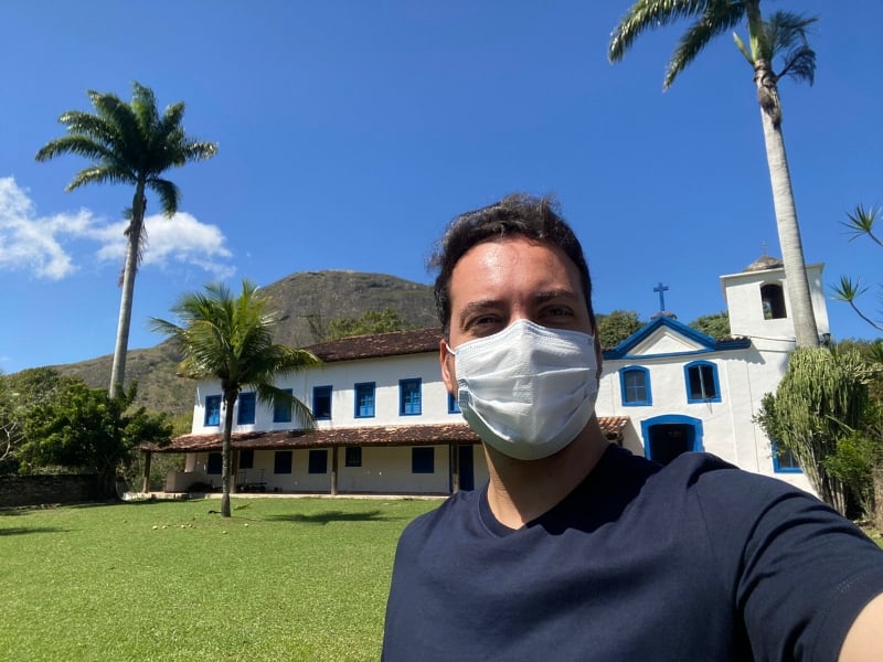 Diego Haidar visita diferentes pontos que fizeram parte do percurso do cientista