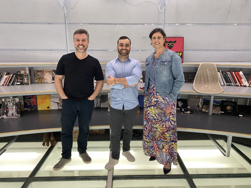 Luiz Parzianello, Mateus Piveta e Márcia Breitman são sócios da Surya Foto: Rafaela Mambrini/Divulgação/JC