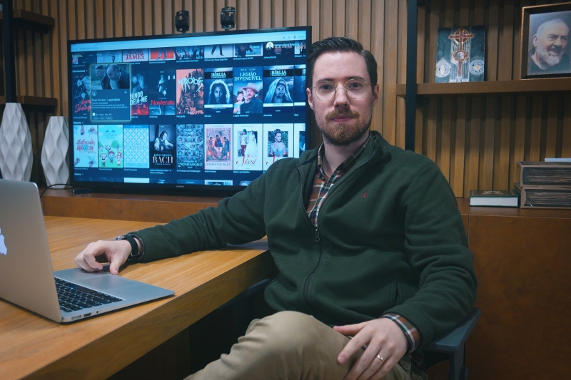Matheus Bazzo &eacute; CEO da Lumine e da Minha Biblioteca Cat&oacute;lica Foto: LUMINE/DIVULGA&Ccedil;&Atilde;O/JC
