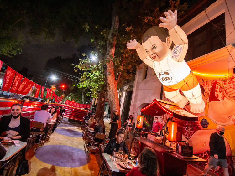 Calle Thames, no bairro Palermo, em Buenos Aires, é uma das 