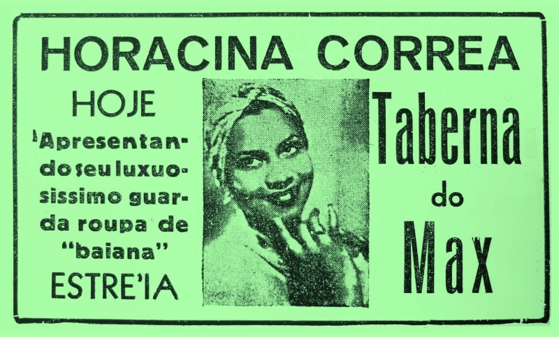 Artista fez show em boate instalada no subsolo do Cine Vera Cruz, futuro Victoria, em 1941