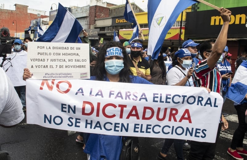 Eleição é contestada em protestos populares contra Daniel Ortega