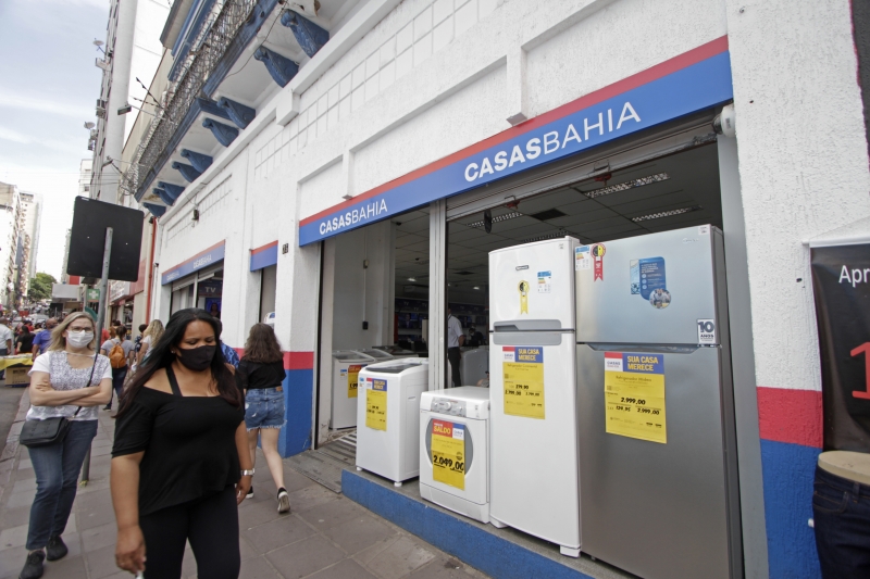 Fachada da Casas Bahia