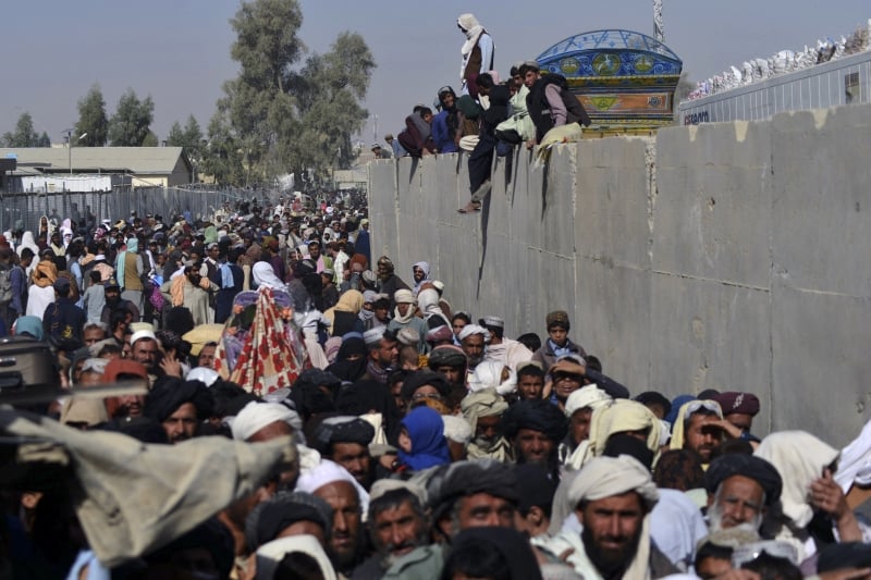 Paquistão recebeu um grande afluxo de refugiados desde que o Taleban assumiu o Afeganistão