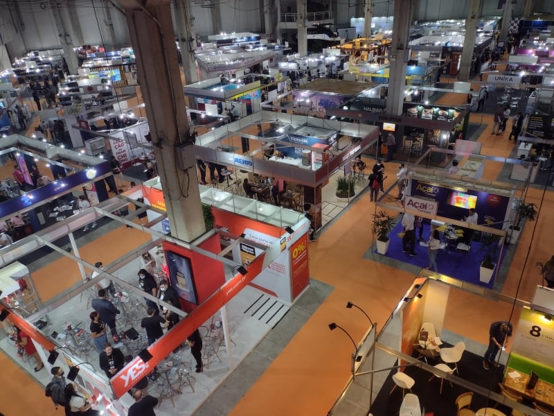 A Expo Franchising ABF Rio 2021 reuniu centenas de redes no Centro de Convenções SulAmérica neste mês Foto: MAURO BELO/ESPECIAL/JC