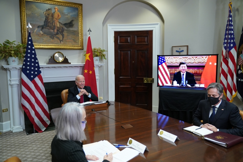 No encontro virtual, presidente chinês defendeu que 'China e EUA devem melhorar sua comunicação e cooperação'