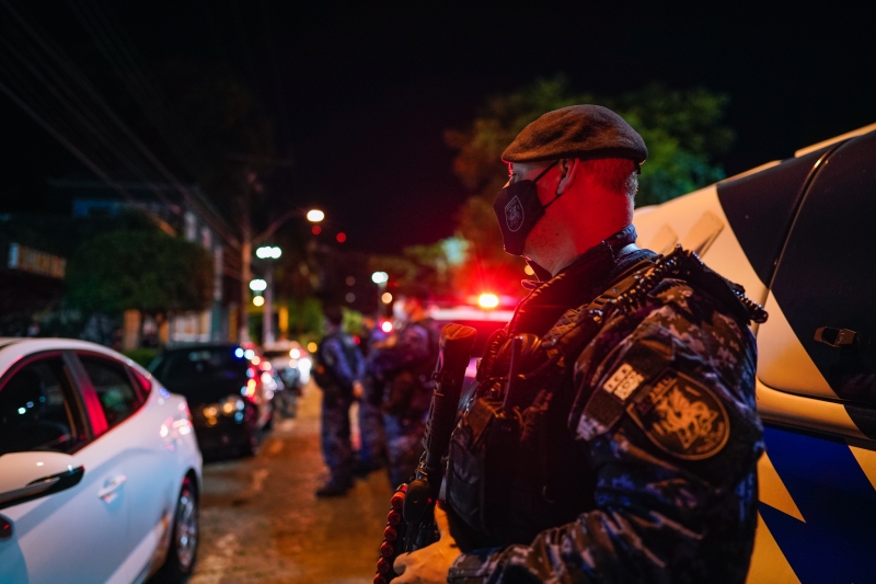 Fiscalização da Guarda Municipal, Brigada Militar e EPTC em Porto Alegre