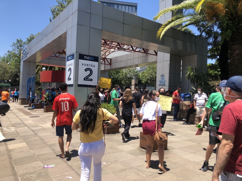 Pucrs concentra o maior número de inscritos e teve fluxo maior perto do começo da prova