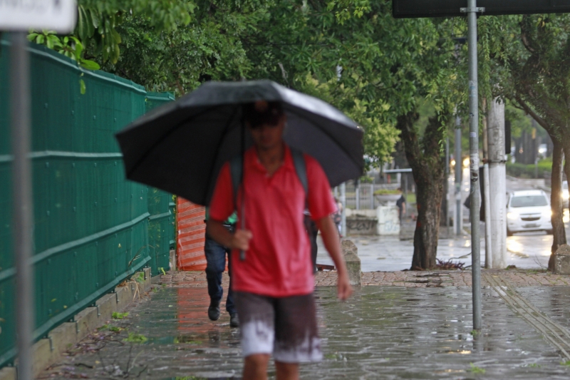 Muitas nuvens e possibilidade de pancadas de chuva na Capital 