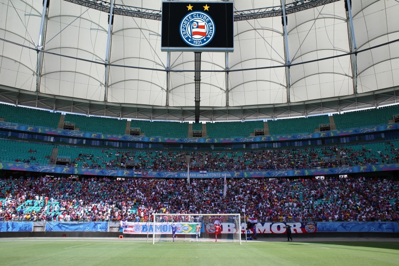 Grêmio terá pela frente uma Arena lotada pela torcida baiana