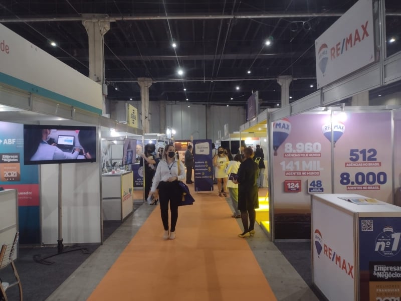 A Expo Franchising ABF Rio 2021 reuniu centenas de redes no Centro de Convenções SulAmérica neste mês Foto: MAURO BELO/ESPECIAL/JC