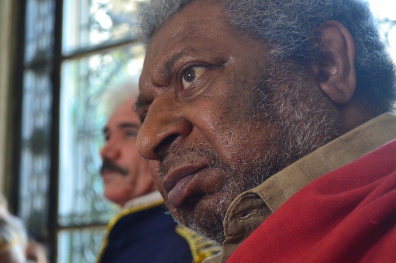 Sirmar Antunes nas filmagens do longa 'Anita'