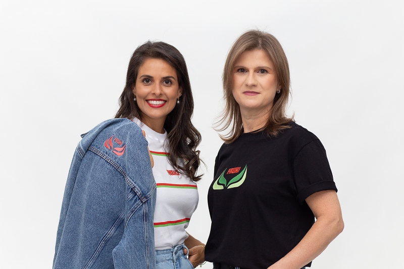 Ana Luiza Ferr&atilde;o Cardoso, CEO da Gang, e Aline Eggers Bagatini, diretora-presidente da Fruki, desenvolveram cole&ccedil;&atilde;o  Foto: DIVULGA&Ccedil;&Atilde;O/JC