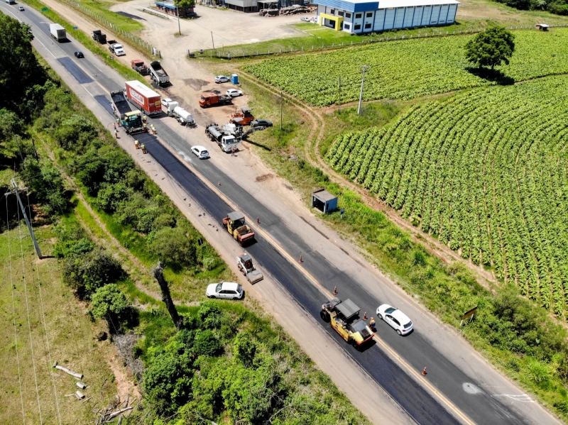 Concessões preveem investimentos no Estado; Grupo Sacyr realiza obra em trecho da RS-287, entre Agudo e Restinga Seca