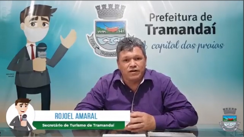 Rojoel Amaral, secretário de Turismo, confirmou que cancelamento se deu por conta da pandemia