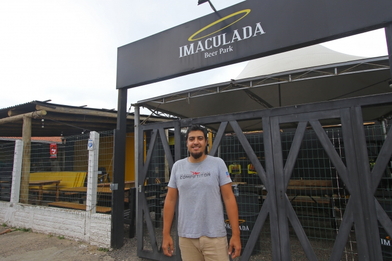 Felipe levou o Imaculada Beer Park ao "balneário dos caxienses" Foto: LUIZA PRADO/JC