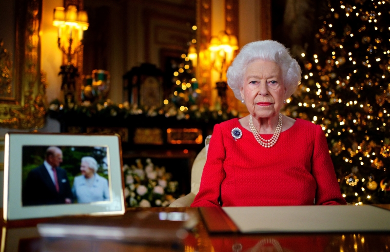 Este é o primeiro Natal da rainha desde a morte de seu marido por 73 anos, o príncipe Philip