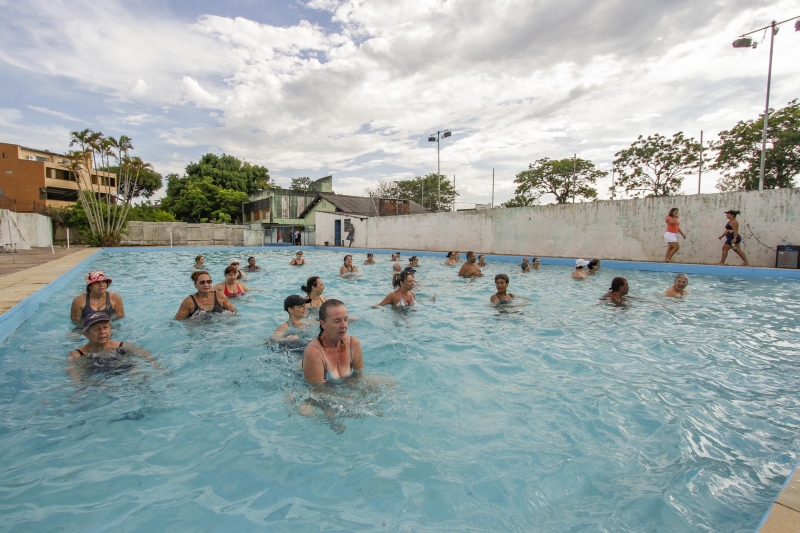 Inicialmente, estarão disponíveis para uso gratuito as piscinas dos centros Ceprima, Cevi e Cecopam