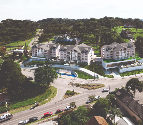 Laghetto Viverone Canela está em fase final de construção. 