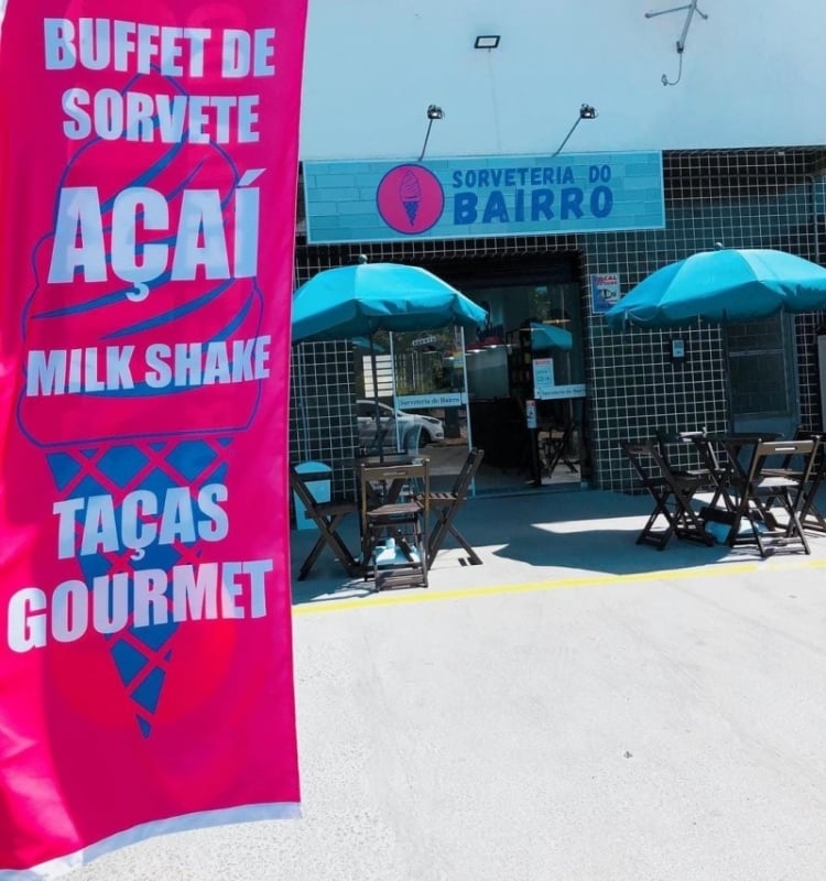 A Sorveteria do Bairro fica na rua Xavier de Carvalho, n&deg; 172, no bairro Sarandi Foto: SORVETERIA DO BAIRRO/REPRODU&Ccedil;&Atilde;O/JC