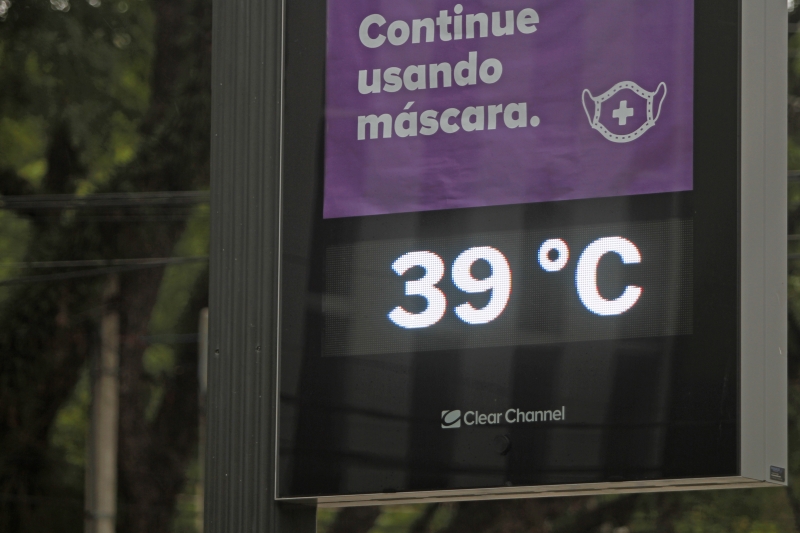 Porto Alegre tem registrado temperaturas acima do considerado normal para esta época do ano