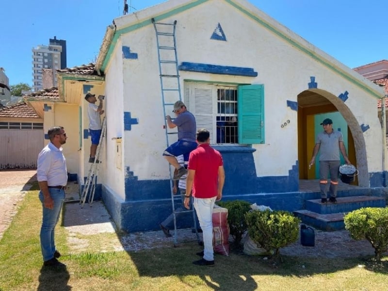 Casa onde ela viveu passa por reformas para sediar set de gravações