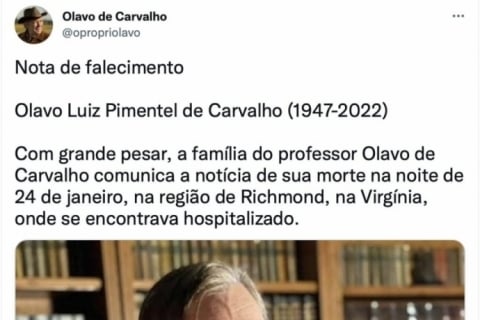 Heloísa escreveu sobre a morte do pai em suas redes sociais