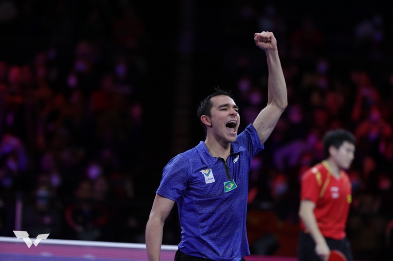 A temporada de 2021 foi a melhor de Calderano na carreira