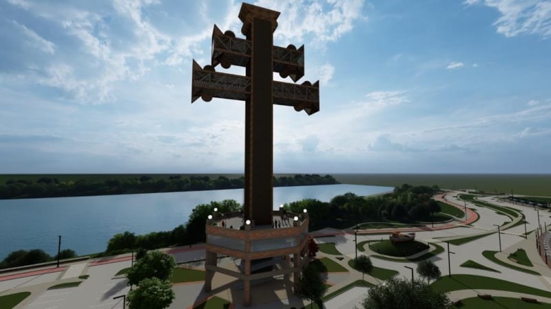 projeto da Cruz Missioneira em São Borja