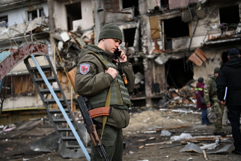 Bombardeios aumentaram, e puderam ser ouvidos e sentidos em vários pontos da capital ucraniana