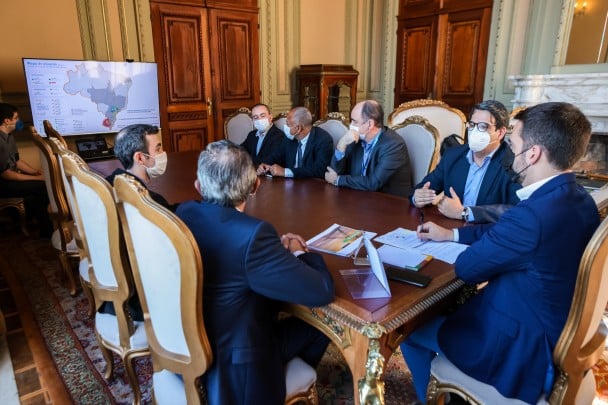 Diretores do grupo apresentaram planos ao governador Eduardo Leite