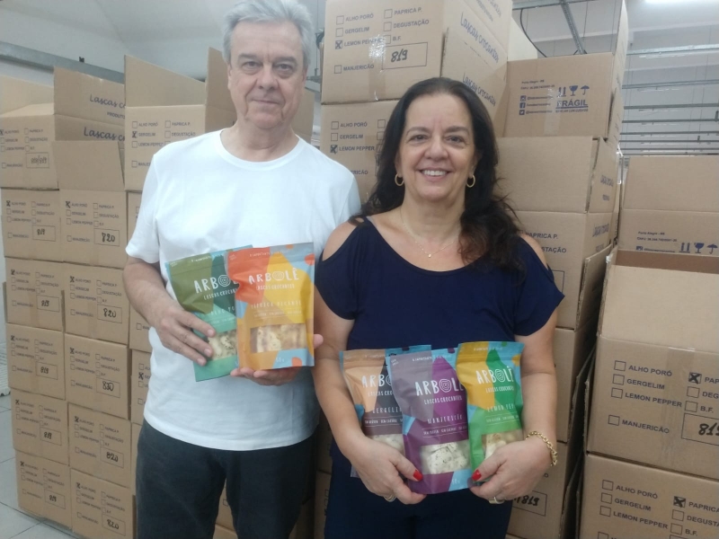 José Luiz e Sandra Thebich são os proprietários da Arbolê Alimentos