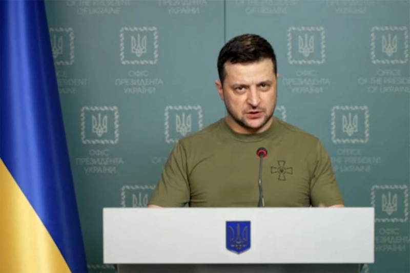Zelensky afirmou que o povo ucraniano está lutando pela liberdade de todos os europeus