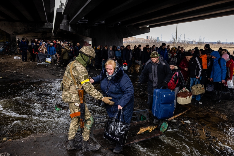 Foram planejados corredores humanitários para a capital Kiev e outras cidades ucranianas