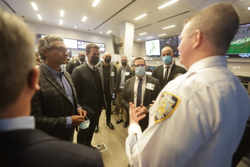 Comitiva visitou Centro de Comando e Controle da Polícia na metrópole dos EUA