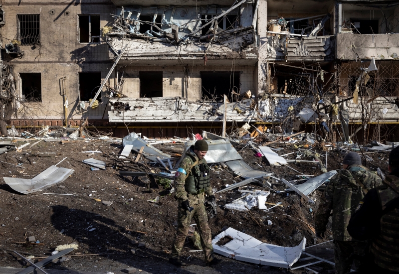 Grandes explosões ocorreram antes do amanhecer em Kiev