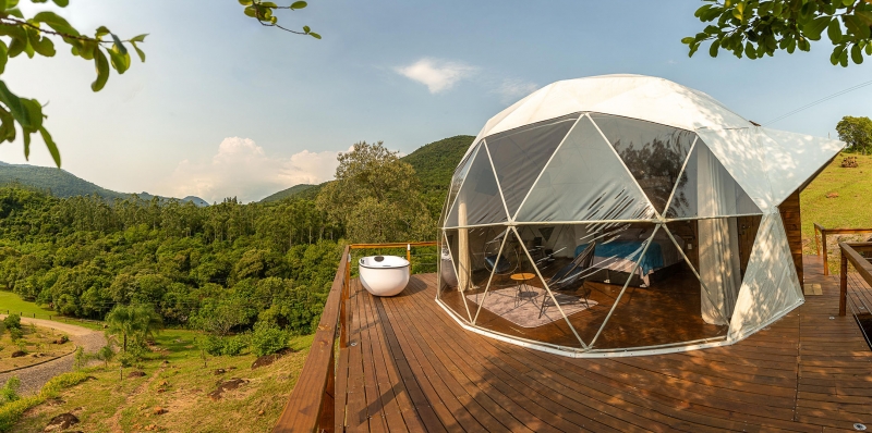 Glamping Depois do Horizonte em Três Coroas Foto: EMMANUEL DENAUI/DIVULGAÇÃO/JC