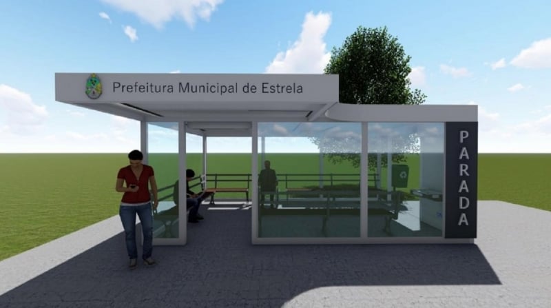 Um dos projetos engloba a instalação de paradas de ônibus inteligentes em locais movimentados da cidade