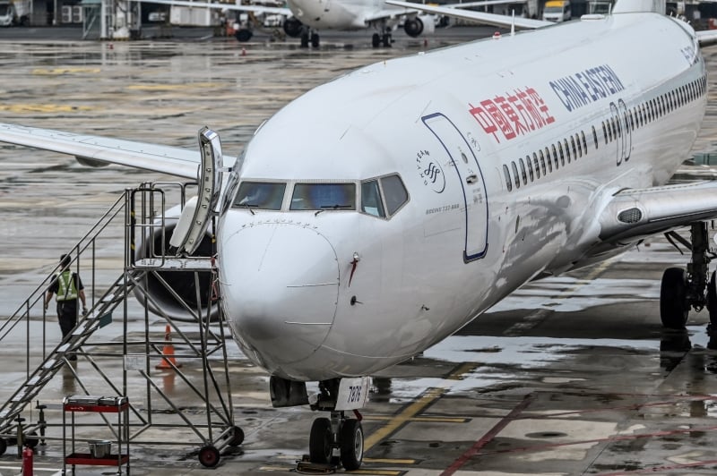 O voo MU5735 caiu na região de Guangxi, no sul do país