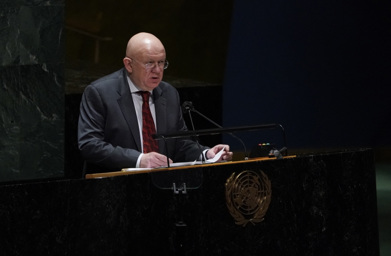 O embaixador da Rússia na ONU disse que o Kremlin iniciou a "operação especial" no território vizinho para encerrar o conflito de oito anos que, segundo ele, Kiev empreende em Donbass