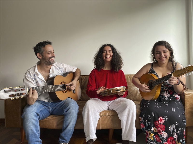 Paulinho Parada, Mariana Liz e Júlia Schirmer são o Eu Quero é Sossego