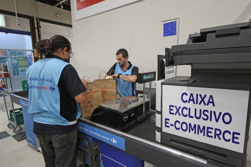 Novo serviço de venda digital do Supermercado Carrefour já está em operação na Capital