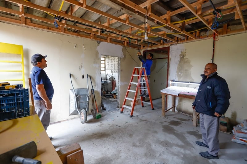 Previsão é de que a reforma fique pronta até o final do primeiro semestre