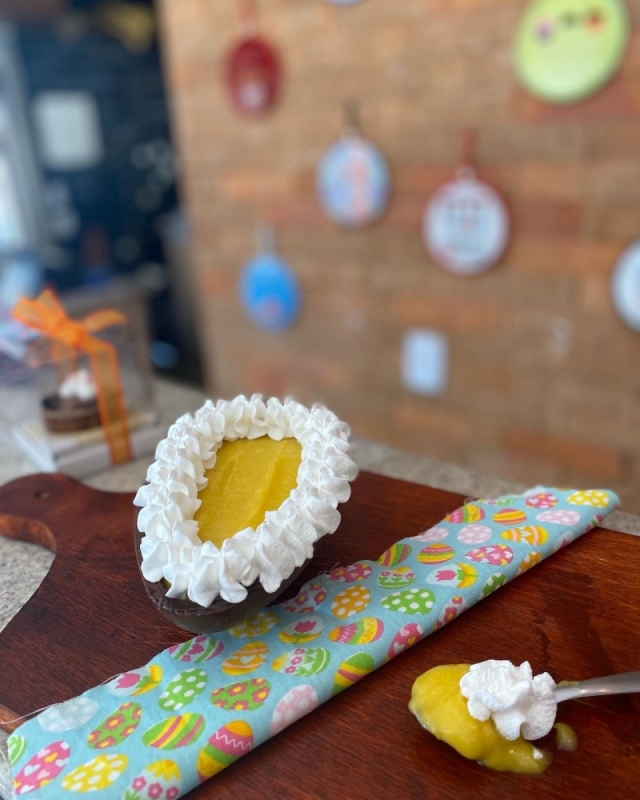 O ovo bem casado est&aacute; no valor de R$ 89,90 Foto: JULYPIRESCOFFEE/REPRODU&Ccedil;&Atilde;O/JC