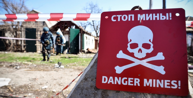 Governo da Ucrânia se recusa a retirar as minas colocadas na região
