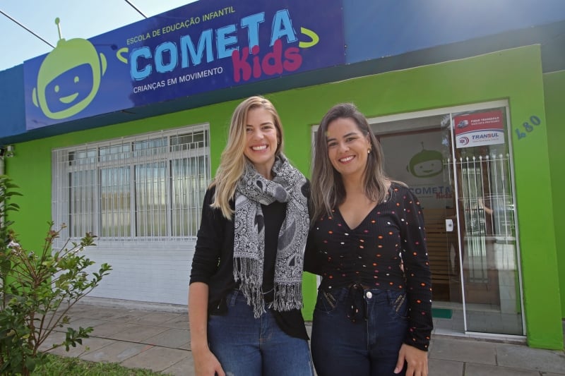 Tatiana e Sabrina planejaram muito durante a pandemia e, neste ano, decidiram abrir a Cometa Kids na Capital