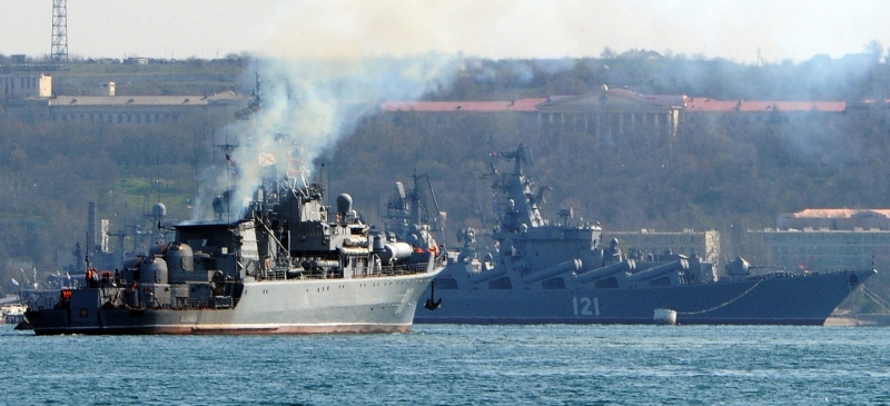 Símbolo do poder naval do país, o navio afundou no dia 14, segundo o Ministério da Defesa russo