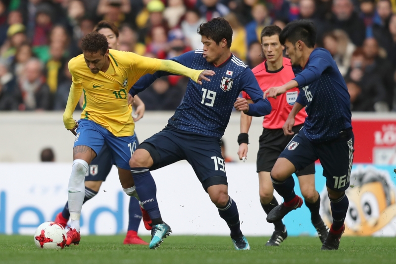 Em 2017, o Brasil venceu o Japão por 3 a 1 com gols de Neymar, Marcelo e Gabriel Jesus