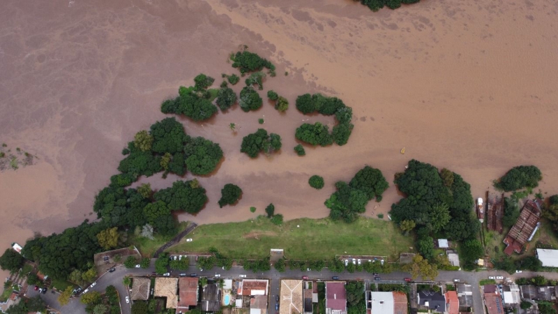Escoamento do rio Jacuí influencia nas inundações na região das Ilhas